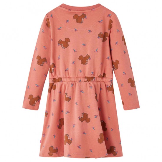 Vaikiška suknelė, sendintos rožinės spalvos, 140 dydžio