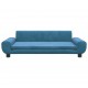 Vaikiška sofa, mėlynos spalvos, 100x54x33cm, aksomas