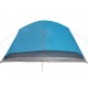 Šešiavietė stovyklavimo palapinė, mėlyna, 412x370x190cm