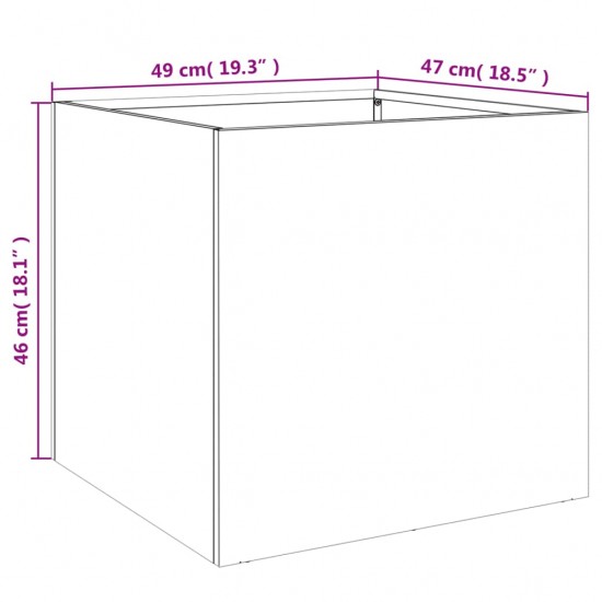 Loveliai, 2vnt., antracito, 49x47x46cm, valcuotas plienas