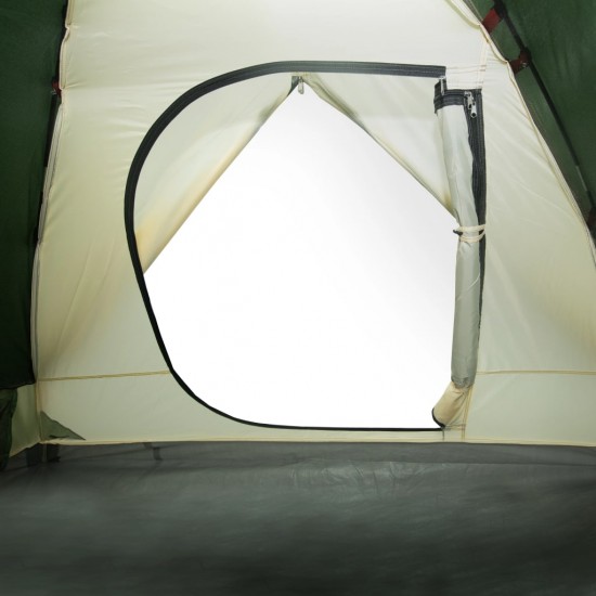 Šešiavietė stovyklavimo palapinė, žalia, 348x340x190cm
