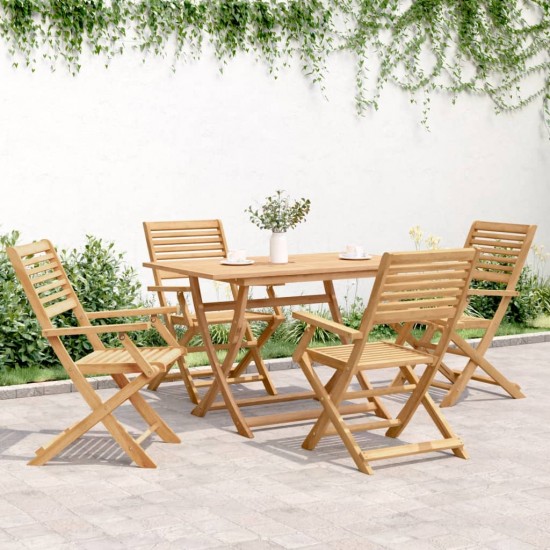 Sulankstomos sodo kėdės, 4vnt., 54,5x61,5x86,5cm, akacija