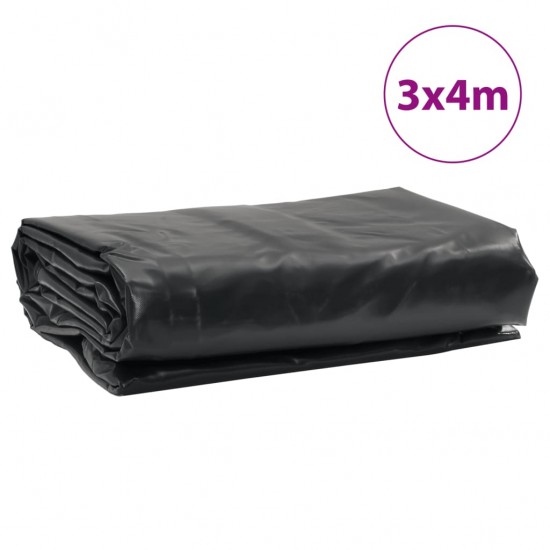 Tentas, antracito spalvos, 3x4m, 600g/m²