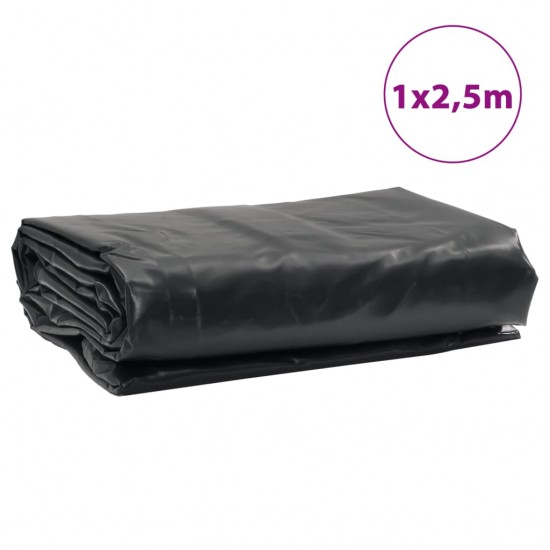 Tentas, antracito spalvos, 1x2,5m, 600g/m²