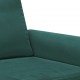 Dvivietė sofa, tamsiai žalios spalvos, 140cm, aksomas