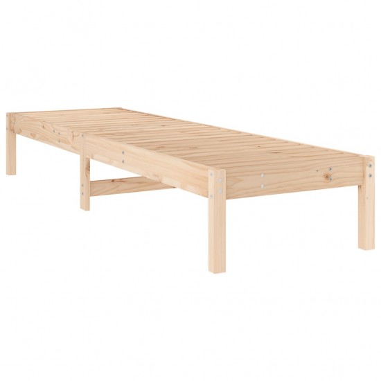 Saulės gultas, 199,5x60x74cm, pušies medienos masyvas