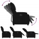 Elektrinis atlošiamas krėslas, juodos spalvos, audinys