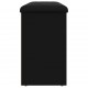 Batų suoliukas, juodos spalvos, 102x32x50cm, apdirbta mediena