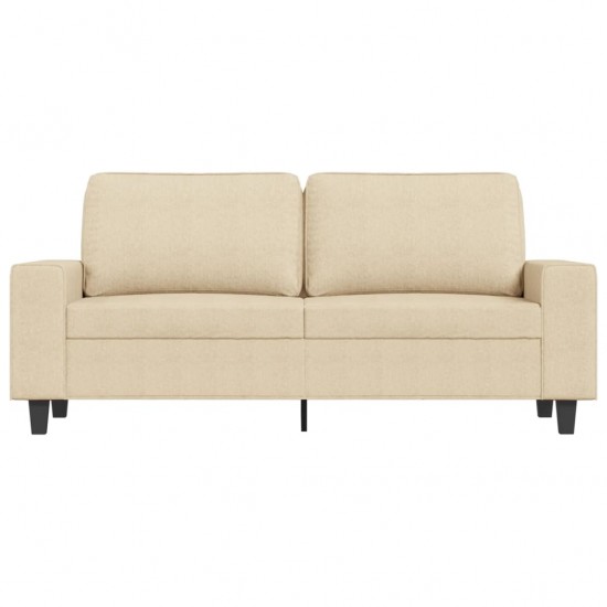 Dvivietė sofa, kreminės spalvos, 140cm, audinys