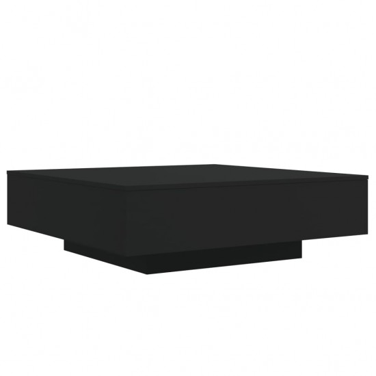 Kavos staliukas, juodos spalvos, 100x100x31cm, apdirbta mediena