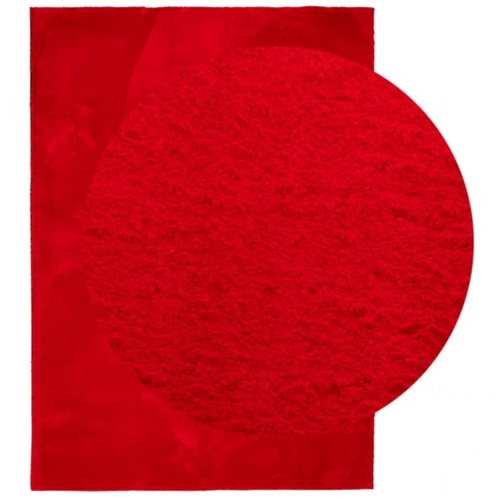 Kilimas HUARTE, raudonos spalvos, 240x340cm, trumpi šereliai