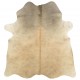 Tikros karvės odos kilimas, smėlio spalvos, 180x220cm