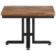 Kavos staliukas, 55x55x40cm, perdirbta tikmedžio mediena
