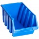 Sudedamos sandėliavimo dėžės, 14vnt., mėlynos, plastikas