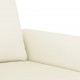 Dvivietė sofa, kreminės spalvos, 120cm, aksomas