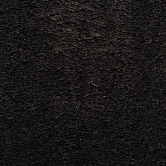 Kilimas HUARTE, juodas, 100x200cm, trumpi šereliai