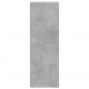 Komoda su stiklinėmis durelėmis, betono pilka, 35x37x109cm