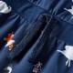Vaikiška suknelė ilgomis rankovėmis, tamsiai mėlynos spalvos, 104