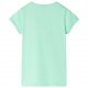 Vaikiški marškinėliai, ryškiai žalios spalvos, 128 dydžio