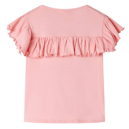 Vaikiški marškinėliai, vidutinio intensyvumo rožinis, 116 dydžio