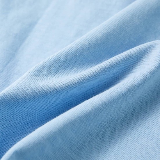Vaikiški marškinėliai ilgomis rankovėmis, šviesiai mėlyni, 104 dydžio
