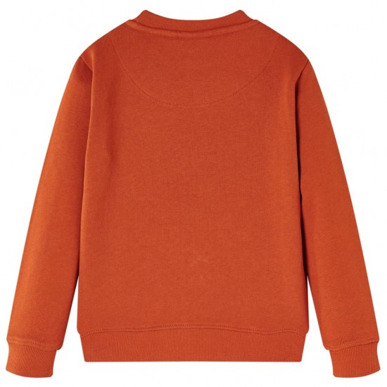Vaikiškas sportinis megztinis, šviesios rūdžių spalvos, 140 dydžio