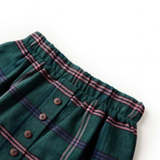 Vaikiškas sijonas, tamsiai žalios spalvos, 116 dydžio