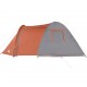Šešiavietė stovyklavimo palapinė, pilka/oranžinė, 466x342x200cm
