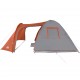 Šešiavietė stovyklavimo palapinė, pilka/oranžinė, 466x342x200cm
