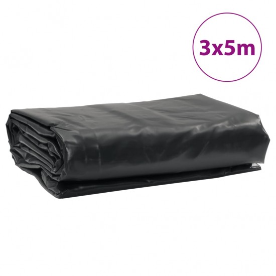 Tentas, antracito spalvos, 3x5m, 600g/m²