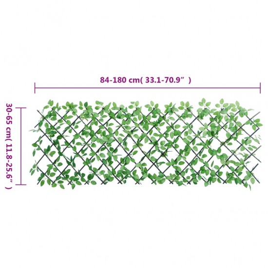 Dirbtinės gebenės treliažai, 5vnt., žali, 180x65cm, prailginami