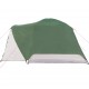 Šešiavietė stovyklavimo palapinė, žalia, 412x370x190cm