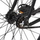 Fiksuotos pavaros dviratis, juodos spalvos, 700c, 55cm