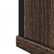 Veidrodinė vonios spintelė, ruda ąžuolo, 42x12x60cm, mediena