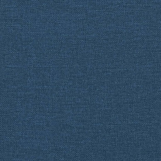 Lovos rėmas su galvūgaliu, mėlynos spalvos, 160x200 cm, audinys