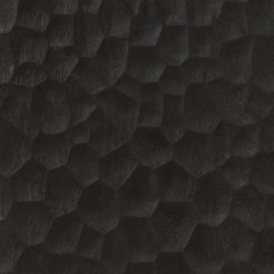 Komoda, juodos spalvos, 60x33x100cm, mango medienos masyvas