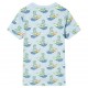 Vaikiška pižama trumpomis rankovėmis, šviesiai mėlyna, 116 dydžio