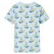 Vaikiška pižama trumpomis rankovėmis, šviesiai mėlyna, 140 dydžio