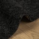 Shaggy tipo kilimas, juodos spalvos, 160x160cm, aukšti šereliai