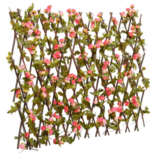 Dirbtinės gebenės treliažai, 5vnt., rožiniai, 180x60cm