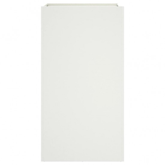 Lovelis, baltos spalvos, 42x38x75cm, šaltai valcuotas plienas