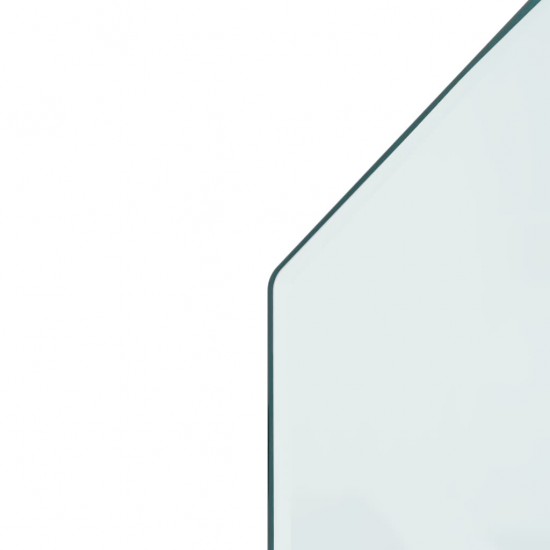 Židinio stiklo plokštė, 120x60 cm, šešiakampė