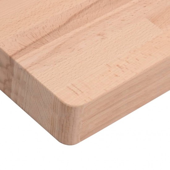 Stalviršis, 50x50x4cm, bukmedžio medienos masyvas, kvadratinis