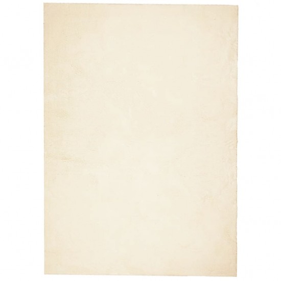 Kilimas HUARTE, kreminės spalvos, 240x340 cm, trumpi šereliai