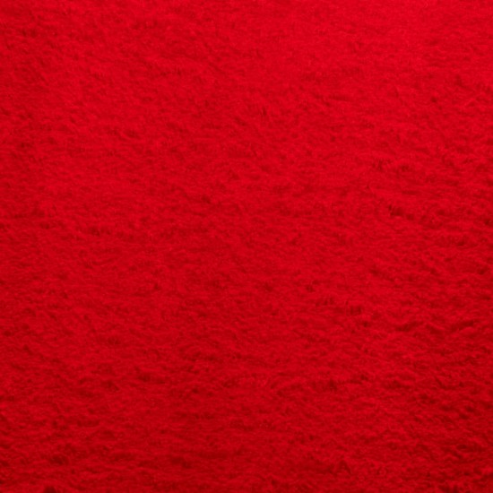 Kilimas HUARTE, raudonos spalvos, 240x240cm, trumpi šereliai