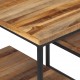 Šoninis staliukas, 50x50x50cm, perdirbta tikmedžio mediena