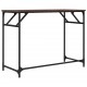 Rašomasis stalas, rudas ąžuolo, 100x45x76cm, mediena ir plienas