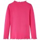 Vaikiški marškinėliai ilgomis rankovėmis, ryškiai rožiniai, 104 dydžio