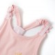 Vaikiški marškinėliai be rankovių, šviesiai rožiniai, 140 dydžio
