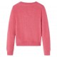 Vaikiškas megztinis, sendintos rožinės spalvos, megztas, 116 dydžio